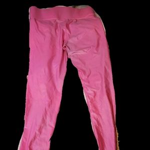 ELECTRIC YOGA barbie-esque shimmery pink leggings!